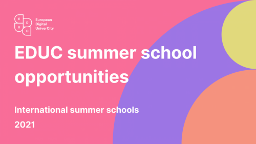 Az EDUC Szövetség partneregyetemeinek nemzetközi ingyenes és kedvezményes nyári egyetemi programjai