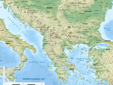 Balkán térképe