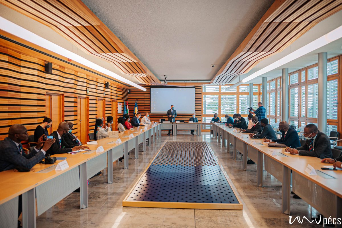 Nigerian Delegation at the University of Pécs (Photo: Szabolcs Csortos)