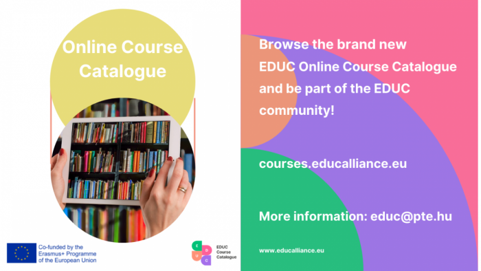 Az EDUC Szövetség örömmel hirdeti új, folyamatosan bővülő online kurzuskatalógusát, ahol az aktuális EDUC online kurzusok mind megtalálhatók.