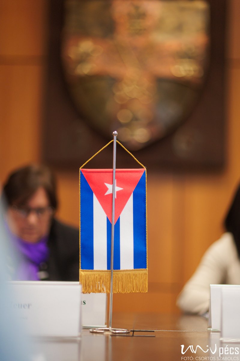Cuban rectorial delegation at PTE